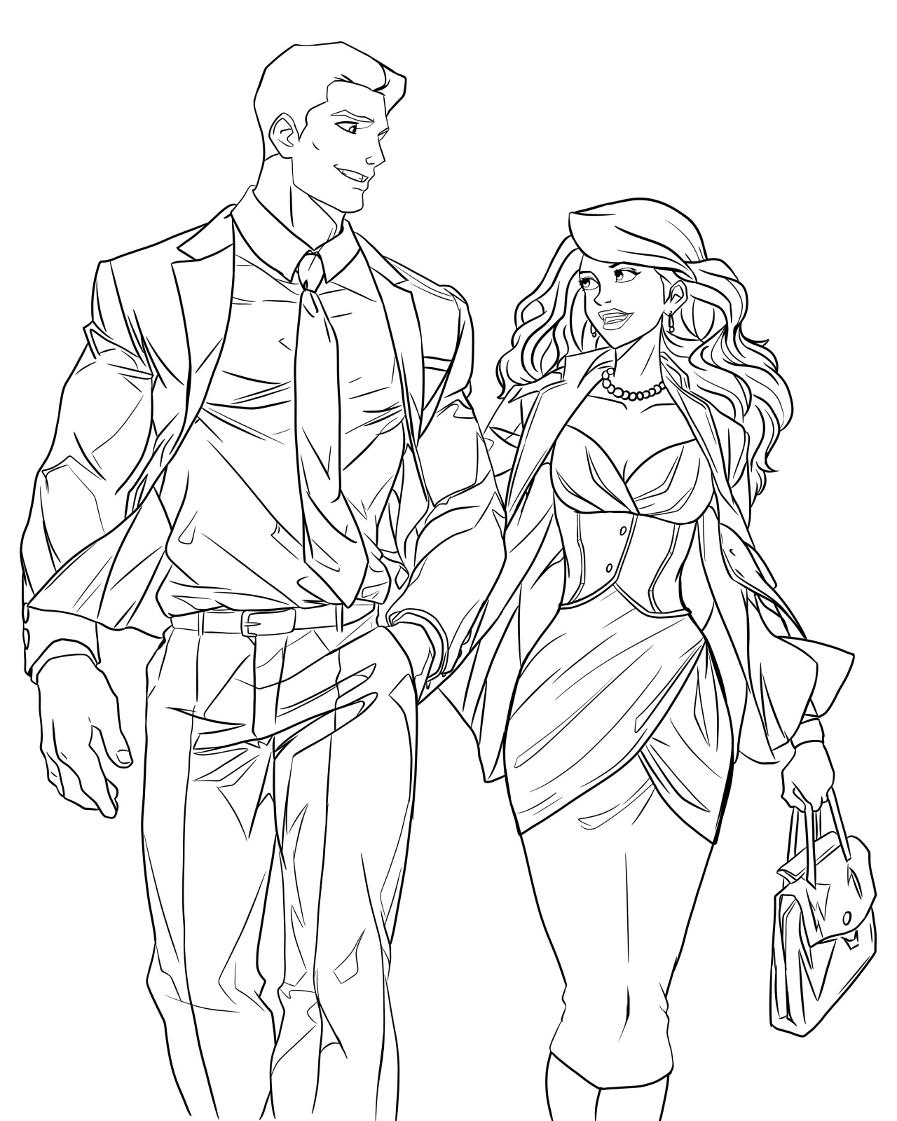 Romantic Couple Coloring Pages: 100+ Ideas for Your Next Date Night 55