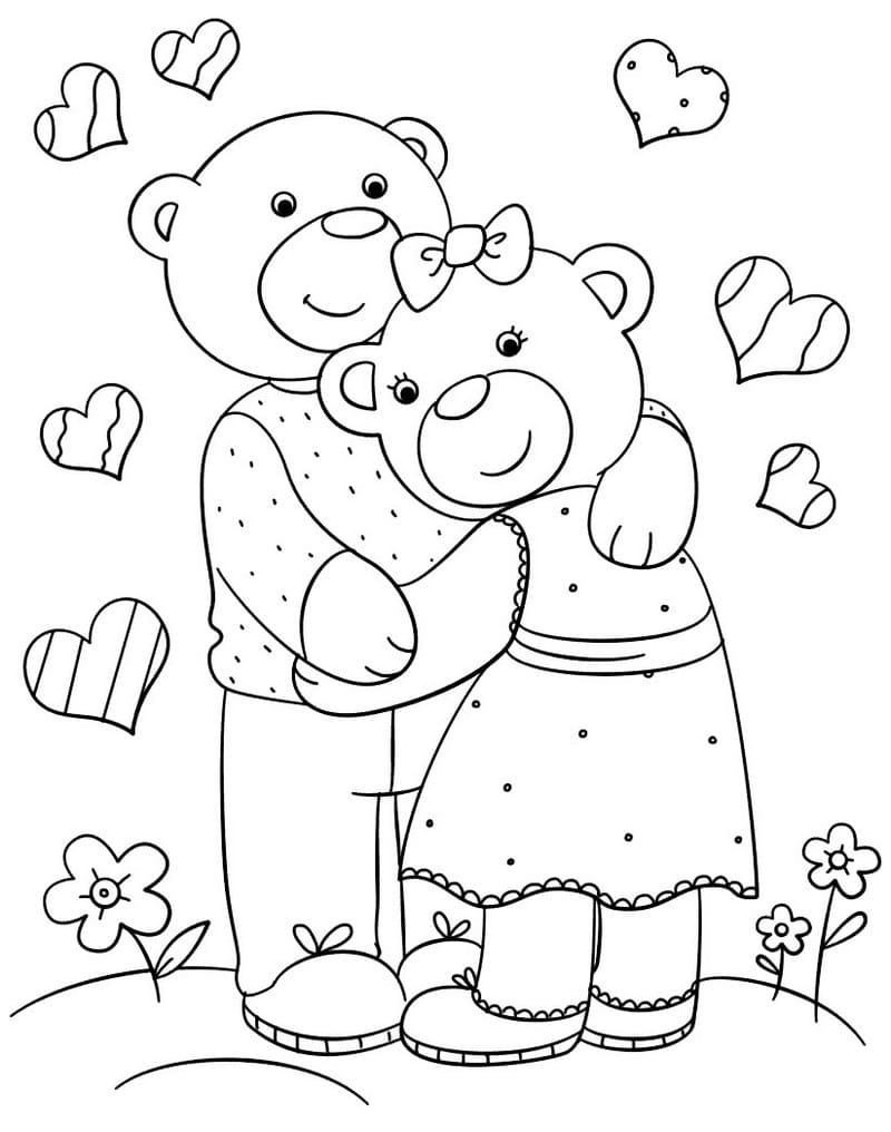 Romantic Couple Coloring Pages: 100+ Ideas for Your Next Date Night 58