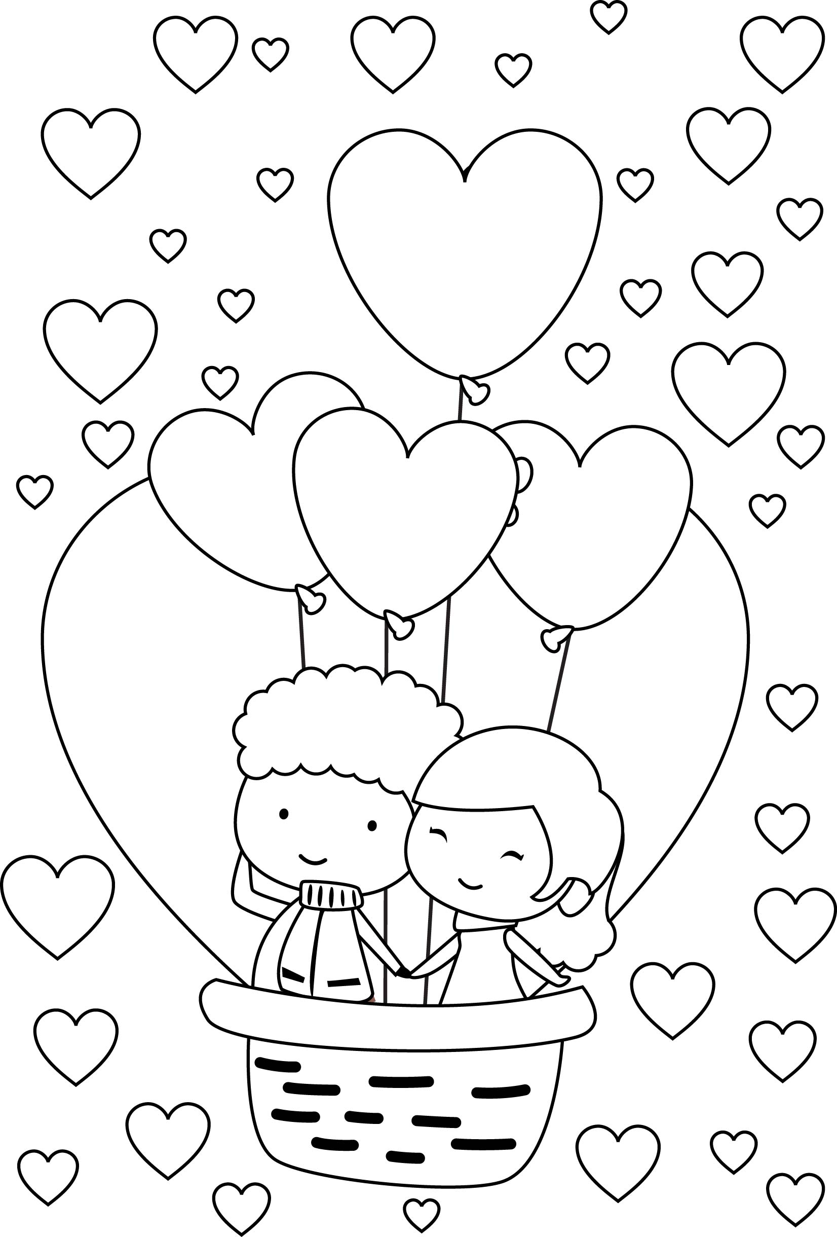 Romantic Couple Coloring Pages: 100+ Ideas for Your Next Date Night 63