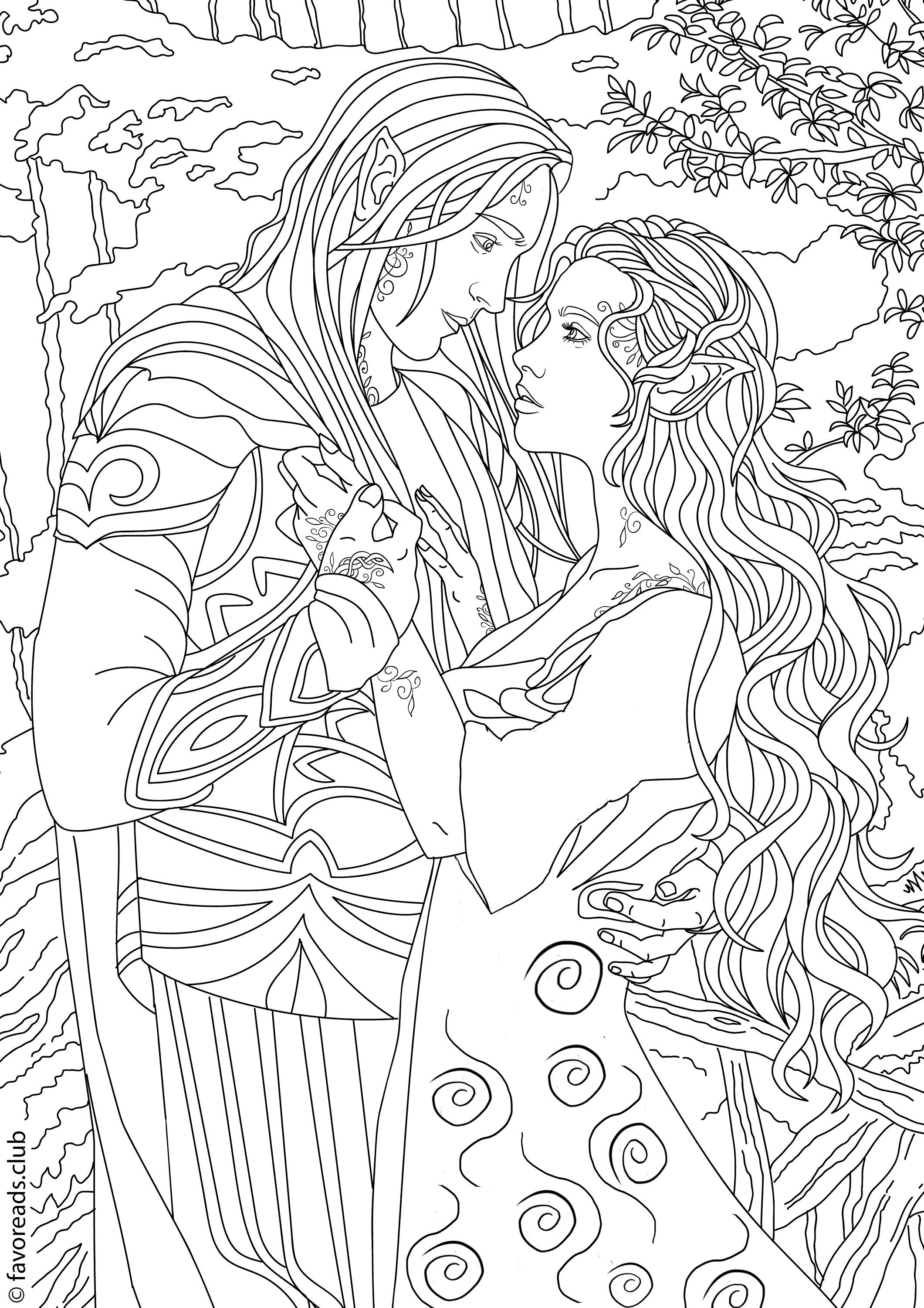 Romantic Couple Coloring Pages: 100+ Ideas for Your Next Date Night 64