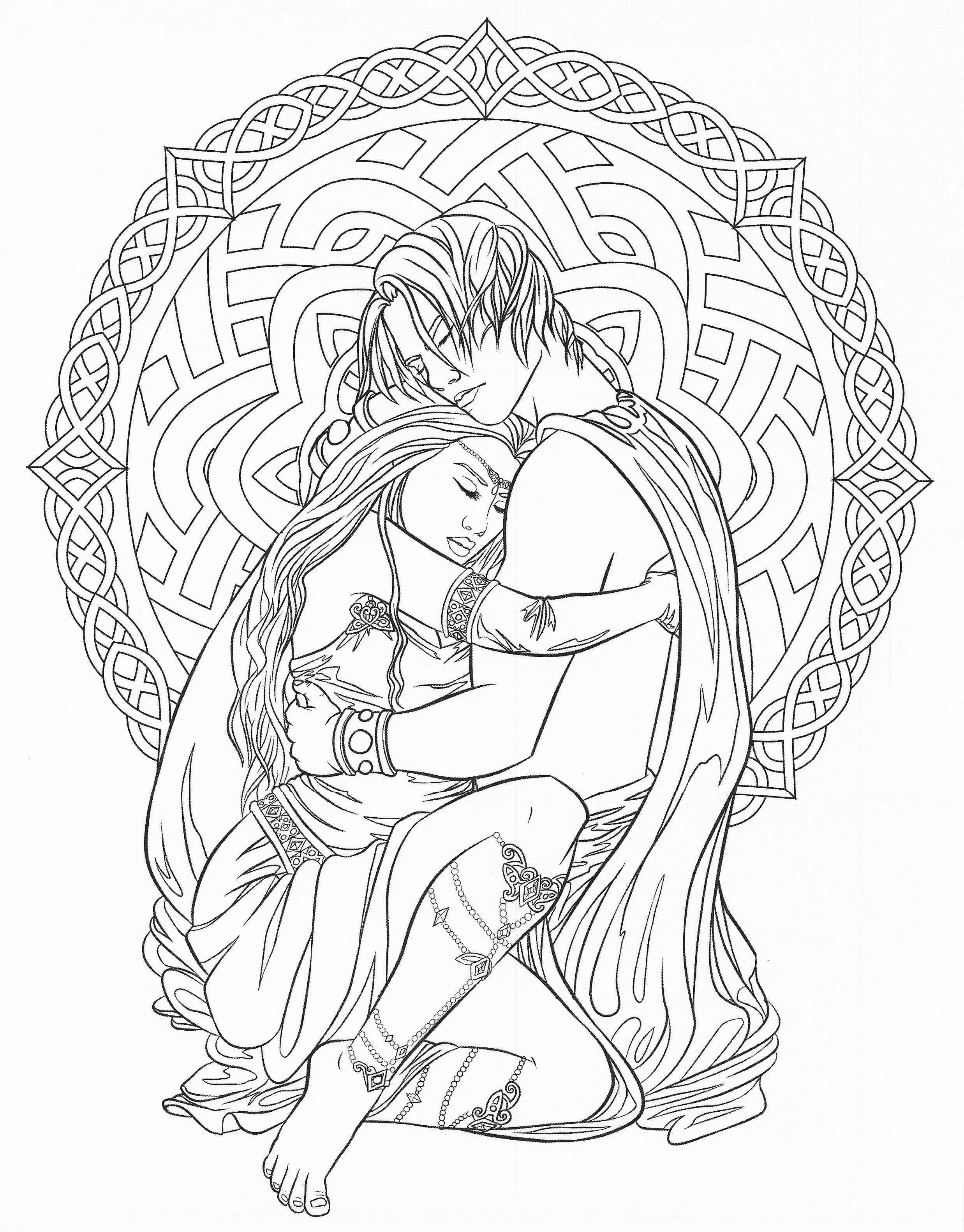 Romantic Couple Coloring Pages: 100+ Ideas for Your Next Date Night 71