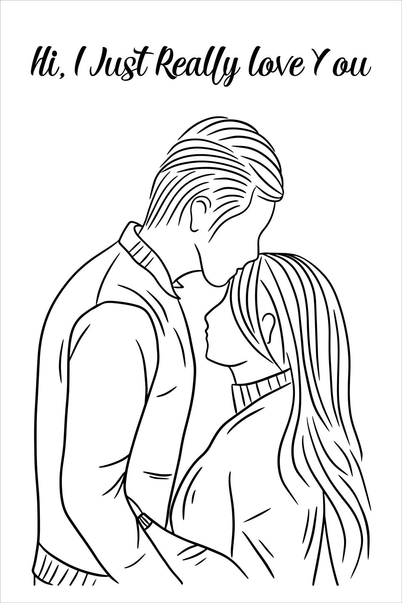 Romantic Couple Coloring Pages: 100+ Ideas for Your Next Date Night 93