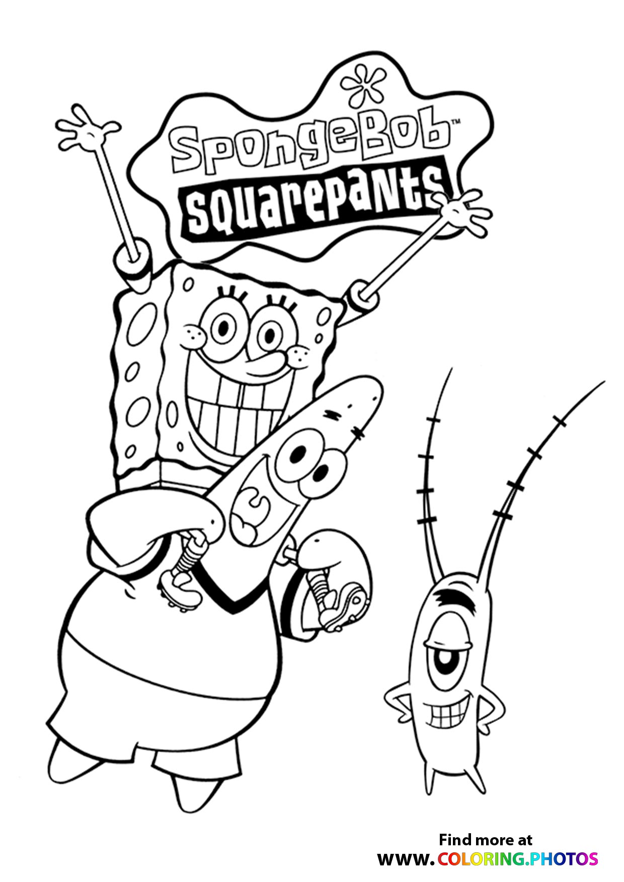 Sponge Bob Coloring Pages Free Printable 101