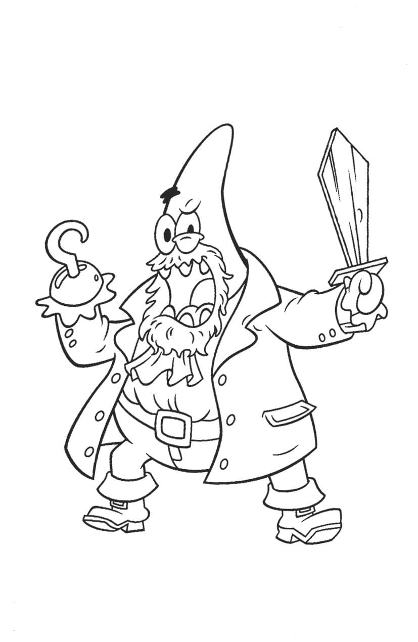 Sponge Bob Coloring Pages Free Printable 107