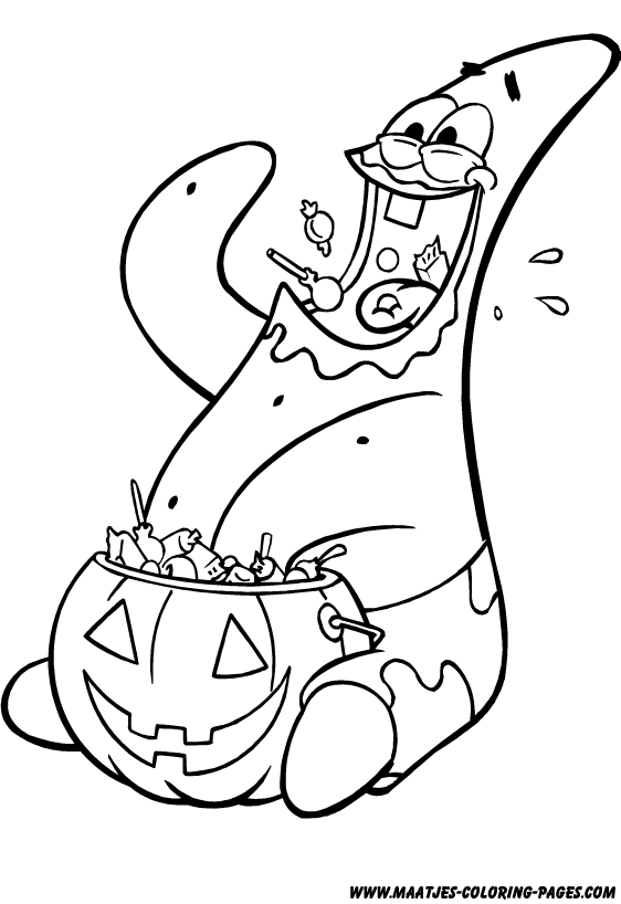 Sponge Bob Coloring Pages Free Printable 114