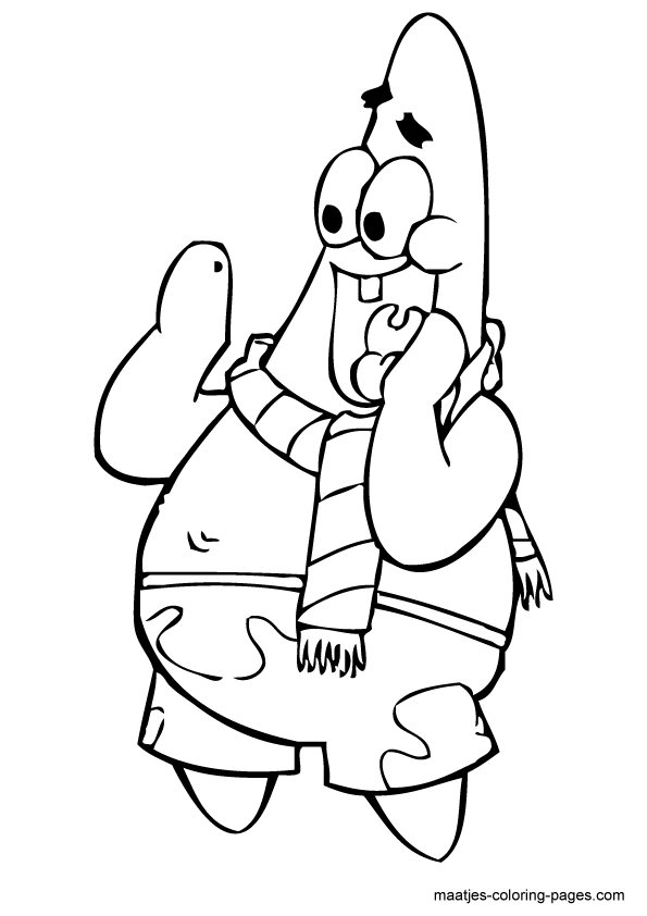 Sponge Bob Coloring Pages Free Printable 125