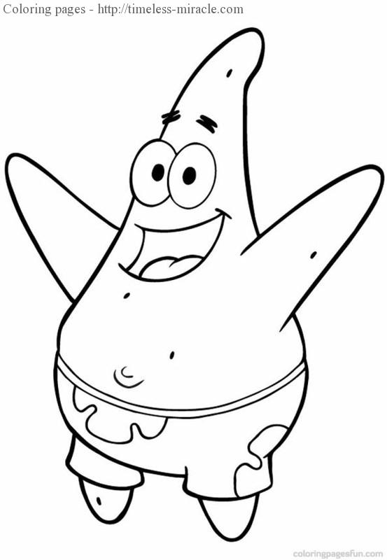 Sponge Bob Coloring Pages Free Printable 140