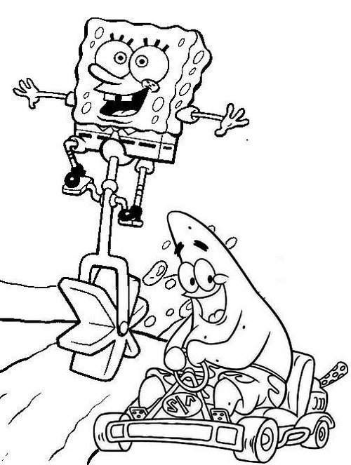 Sponge Bob Coloring Pages Free Printable 143