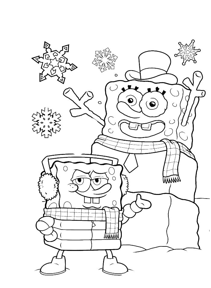 Sponge Bob Coloring Pages Free Printable 149