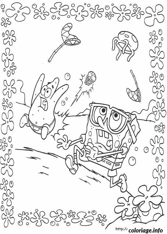 Sponge Bob Coloring Pages Free Printable 158