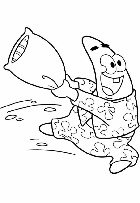 Sponge Bob Coloring Pages Free Printable 161