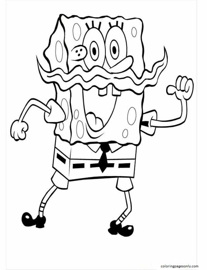 Sponge Bob Coloring Pages Free Printable 20