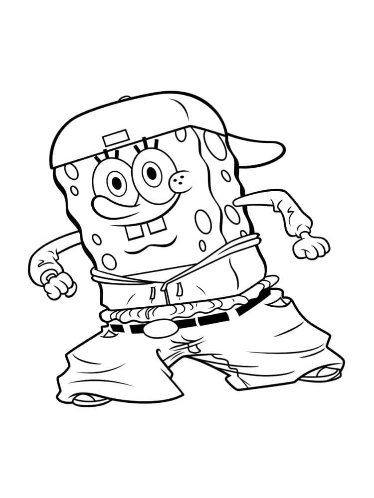 Sponge Bob Coloring Pages Free Printable 21