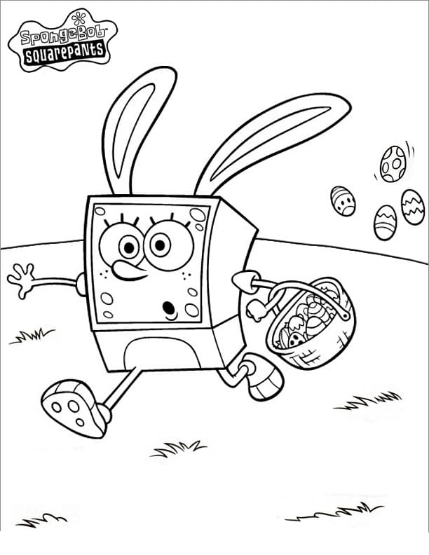 Sponge Bob Coloring Pages Free Printable 33