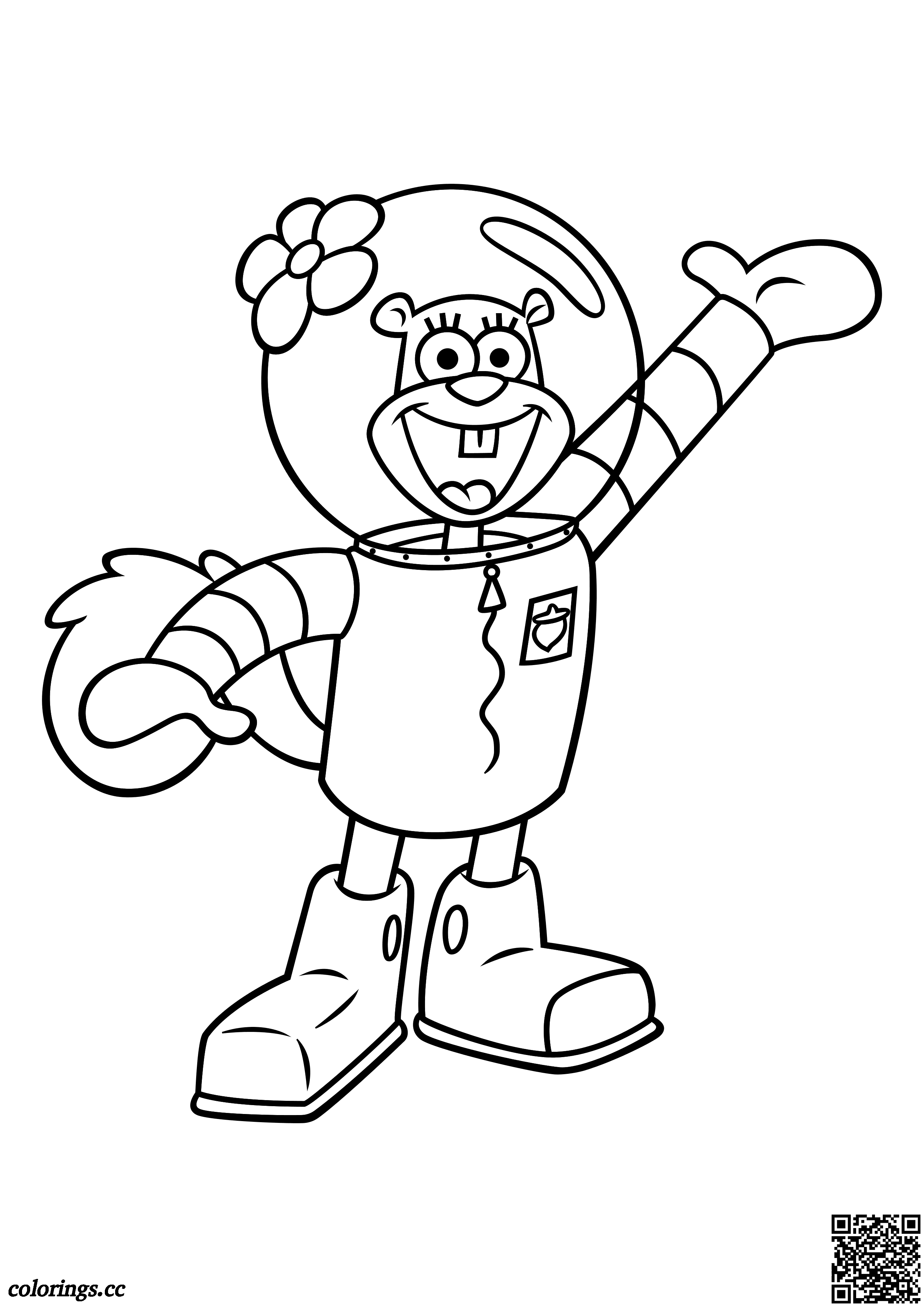 Sponge Bob Coloring Pages Free Printable 45