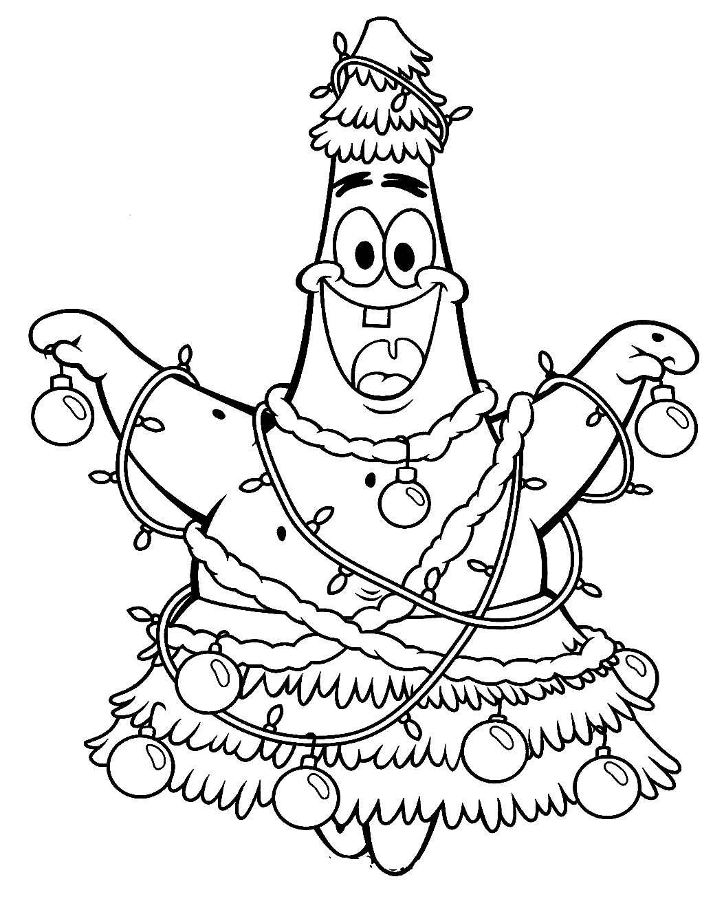 Sponge Bob Coloring Pages Free Printable 49