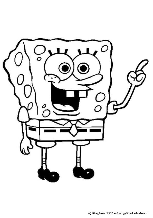 Sponge Bob Coloring Pages Free Printable 6