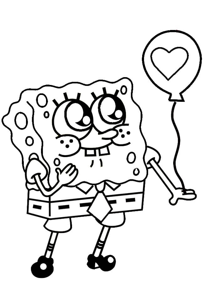 Sponge Bob Coloring Pages Free Printable 60