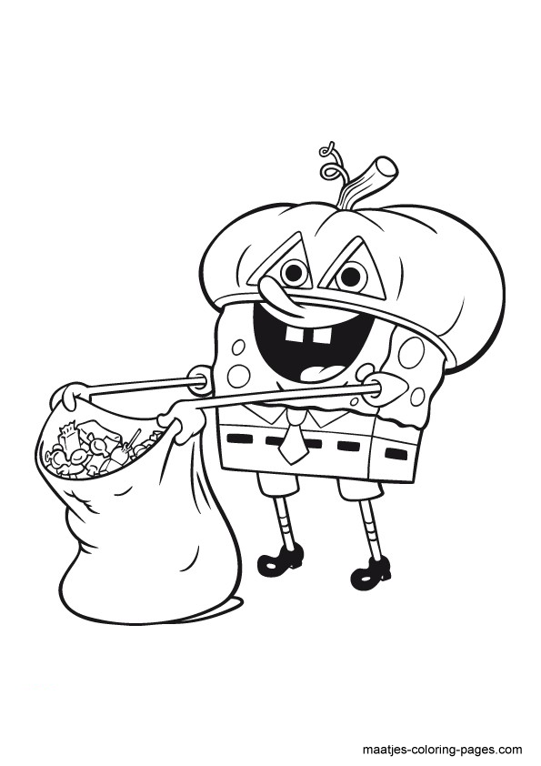 Sponge Bob Coloring Pages Free Printable 67