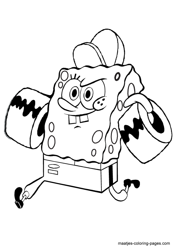 Sponge Bob Coloring Pages Free Printable 78