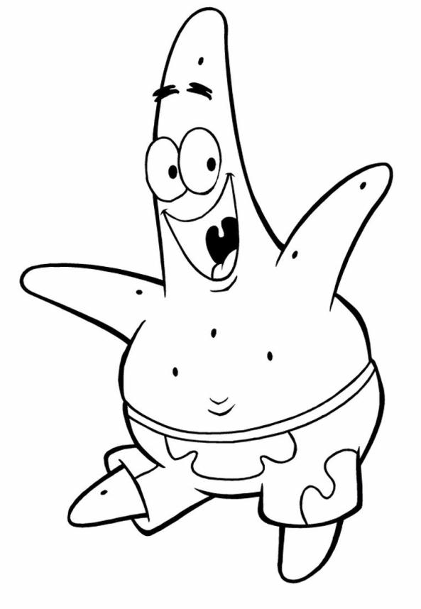 Sponge Bob Coloring Pages Free Printable 82