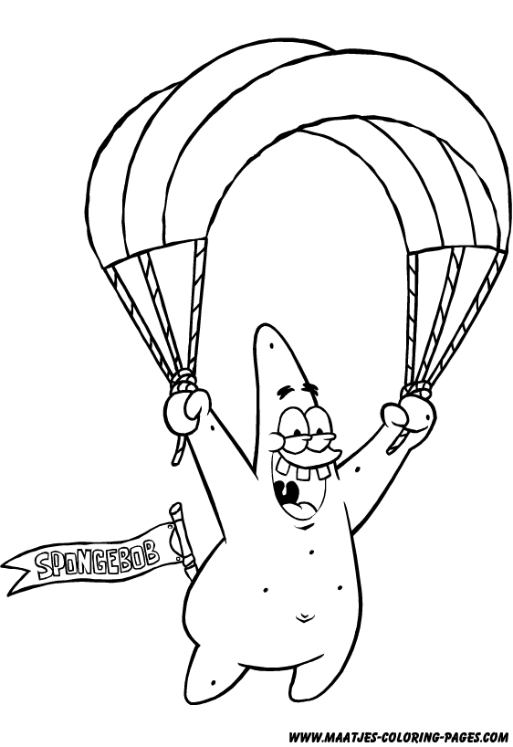 Sponge Bob Coloring Pages Free Printable 83