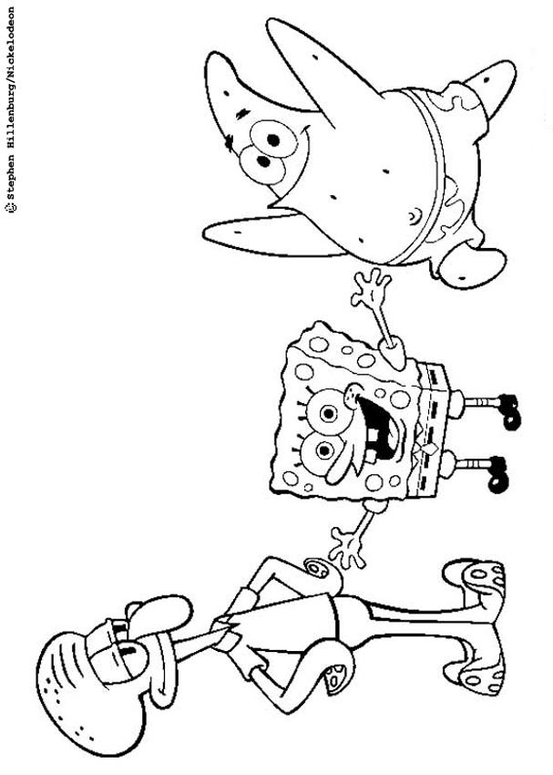 Sponge Bob Coloring Pages Free Printable 85