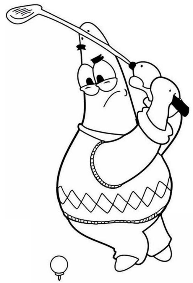 Sponge Bob Coloring Pages Free Printable 88