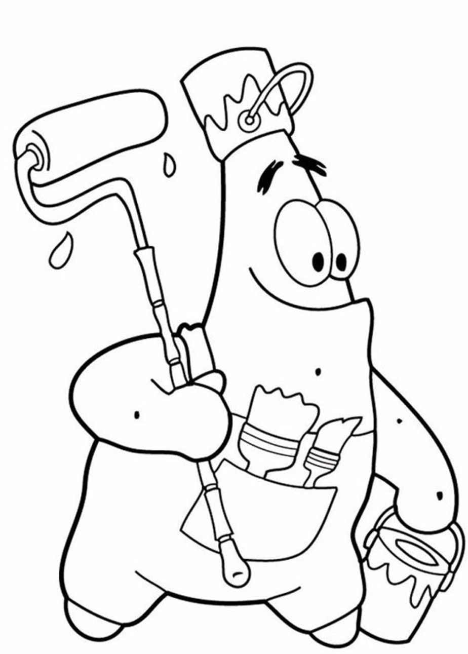 Sponge Bob Coloring Pages Free Printable 91