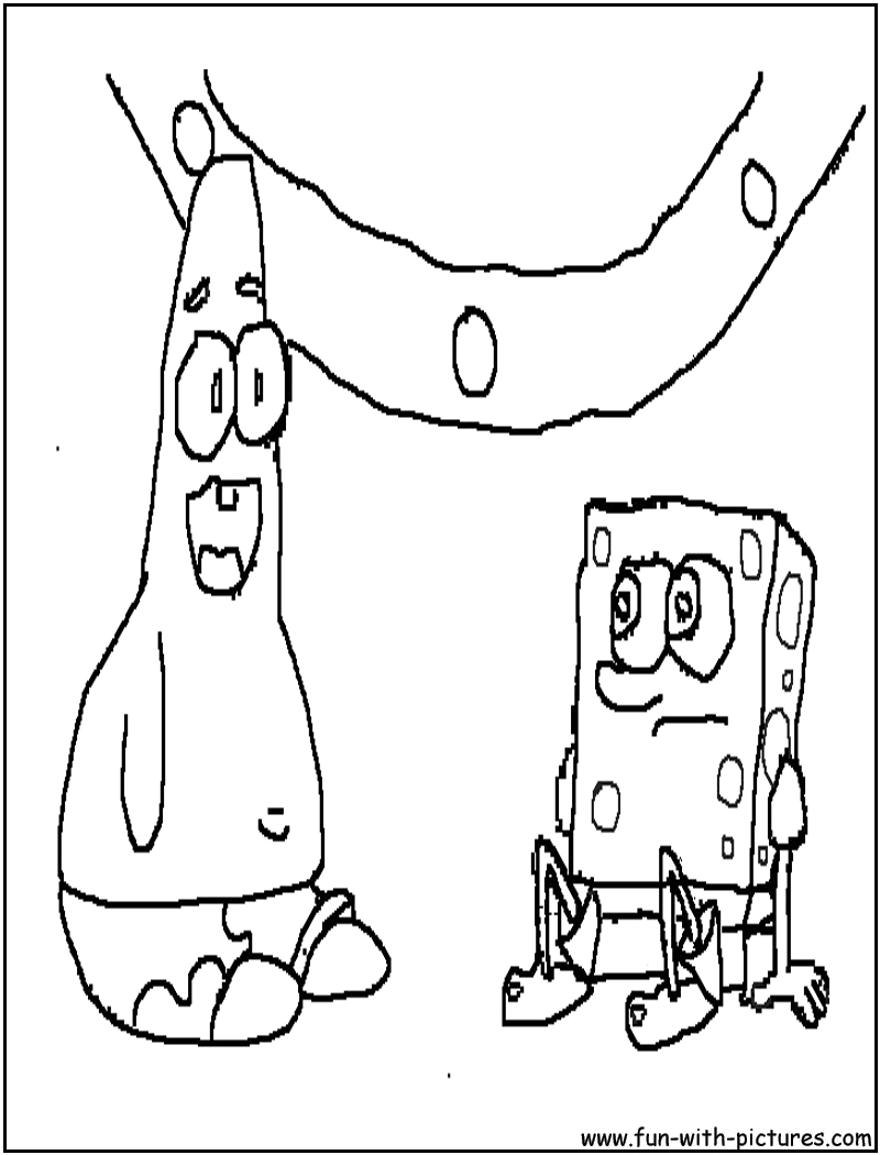 Sponge Bob Coloring Pages Free Printable 92