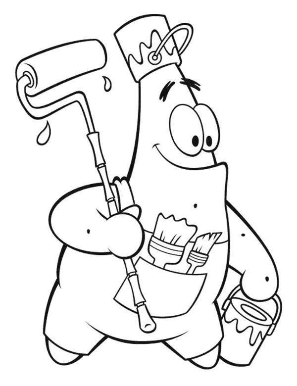 Sponge Bob Coloring Pages Free Printable 94