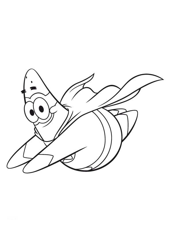 Sponge Bob Coloring Pages Free Printable 98