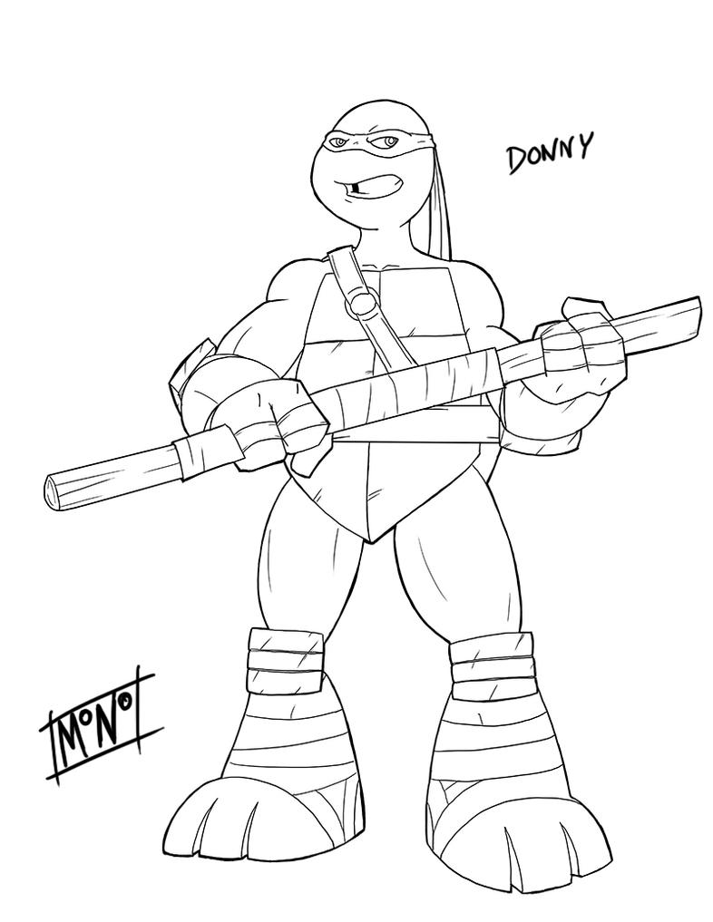 TMNT Ninja Coloring Pages Free Printable 33