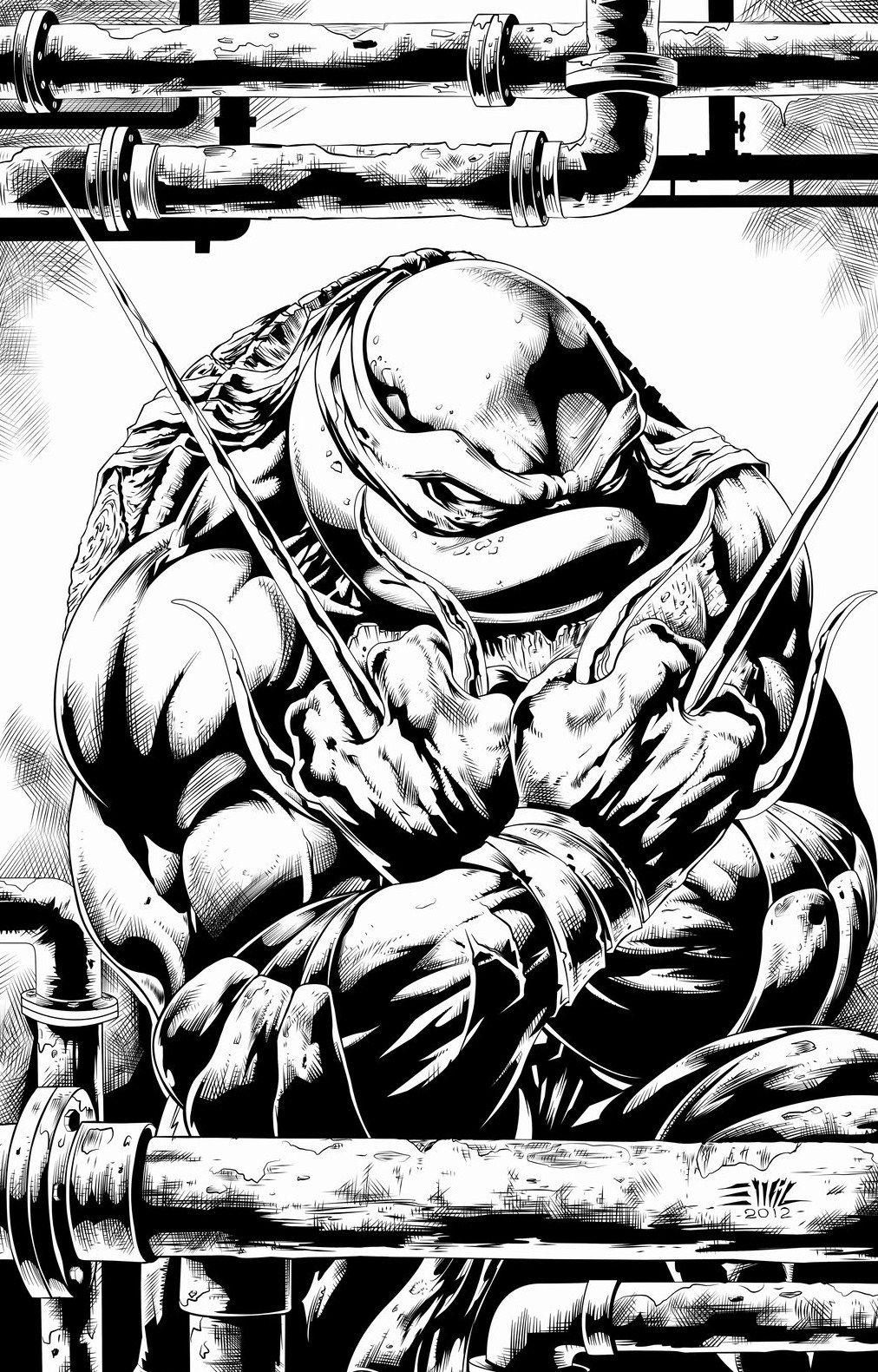 TMNT Ninja Coloring Pages Free Printable 56