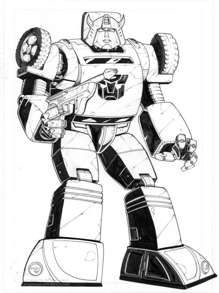 Transformers Coloring Pages Free Printable 102