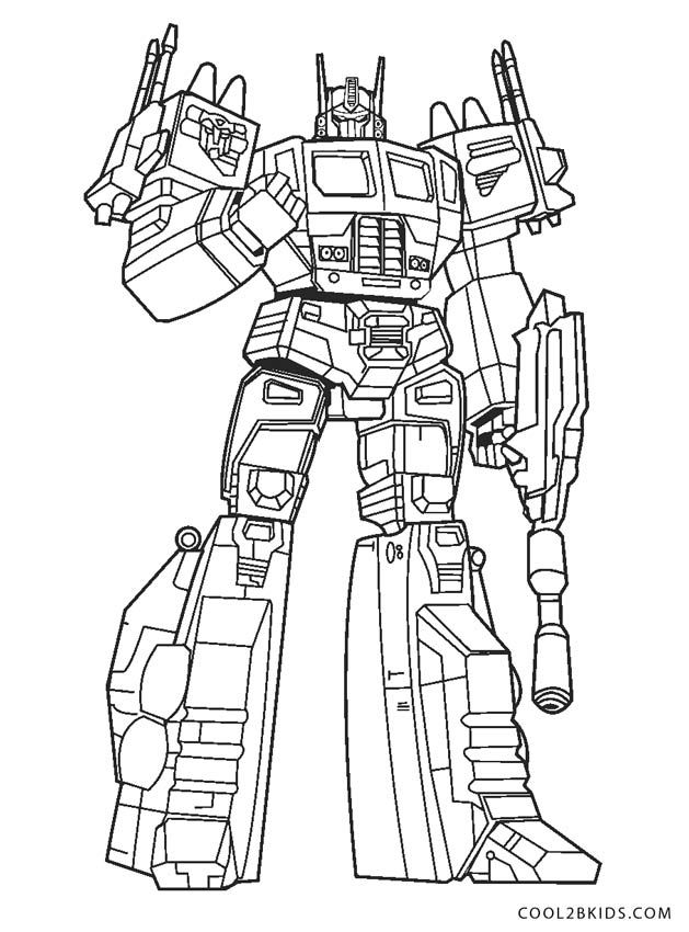 Transformers Coloring Pages Free Printable 109