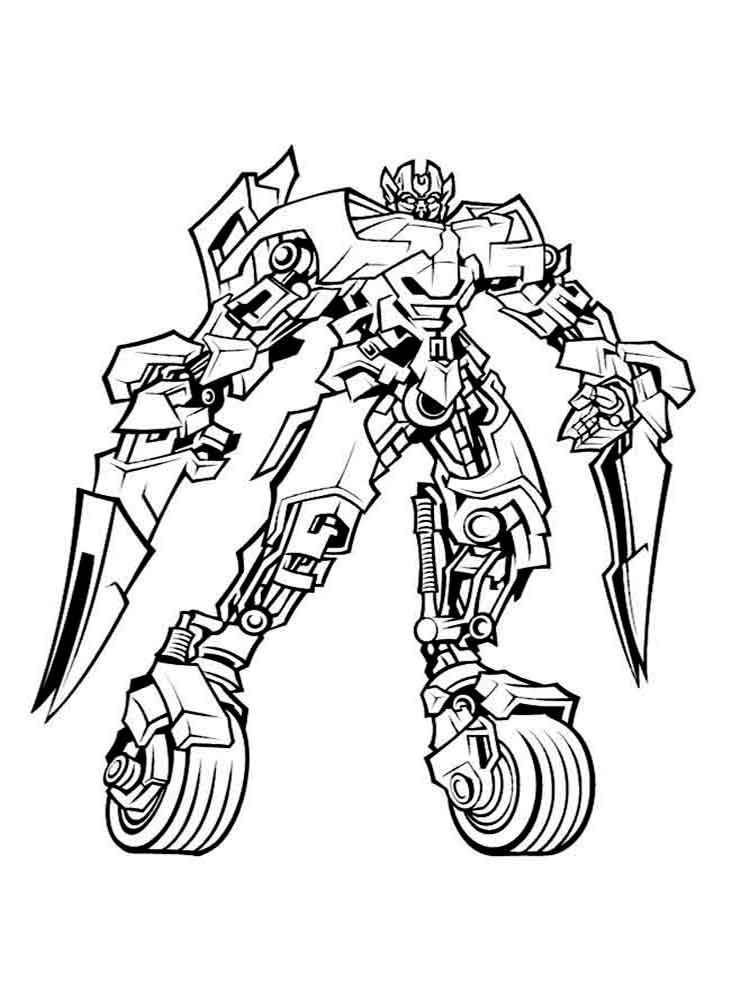 Transformers Coloring Pages Free Printable 11