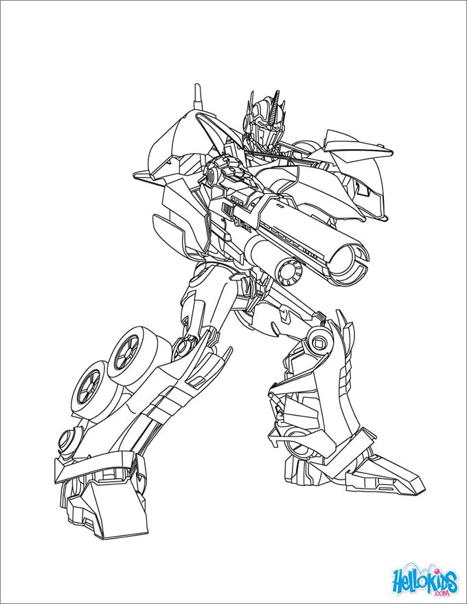 Transformers Coloring Pages Free Printable 114