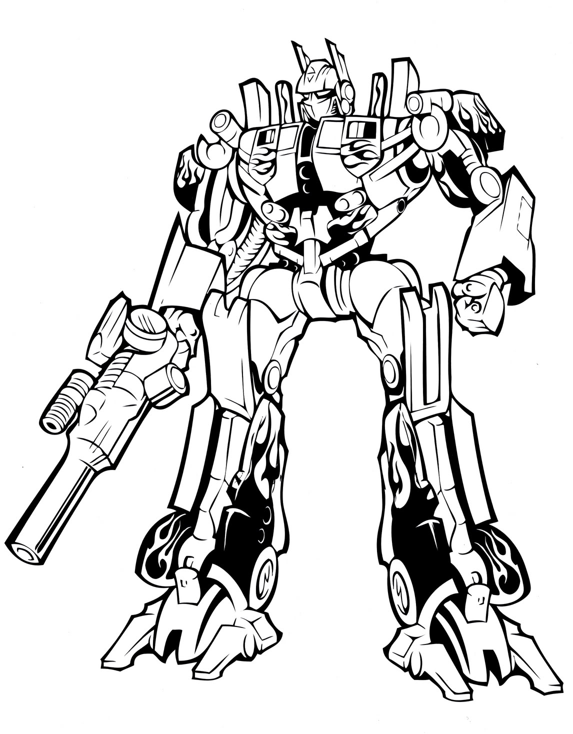 Transformers Coloring Pages Free Printable 118