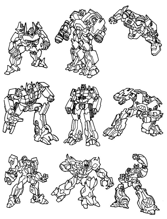 Transformers Coloring Pages Free Printable 127