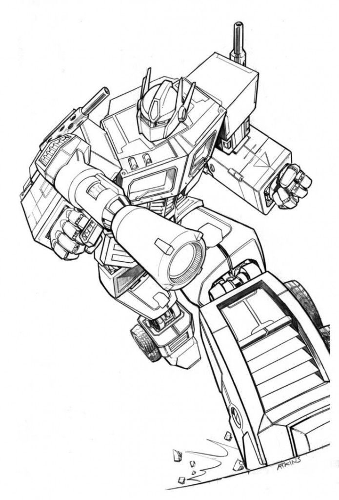 Transformers Coloring Pages Free Printable 13