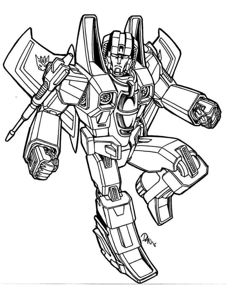 Transformers Coloring Pages Free Printable 14