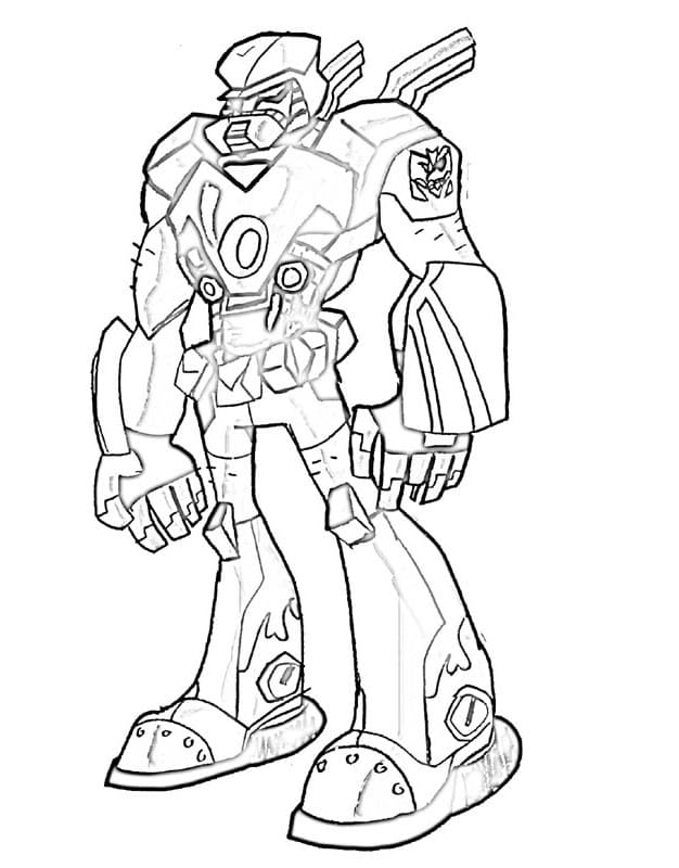 Transformers Coloring Pages Free Printable 17