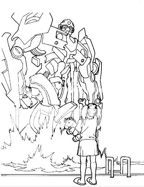 Transformers Coloring Pages Free Printable 18