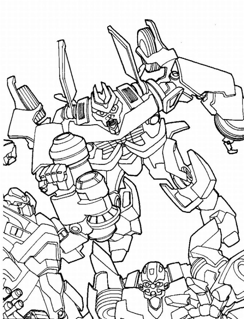 Transformers Coloring Pages Free Printable 2