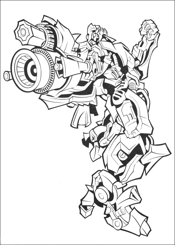 Transformers Coloring Pages Free Printable 21