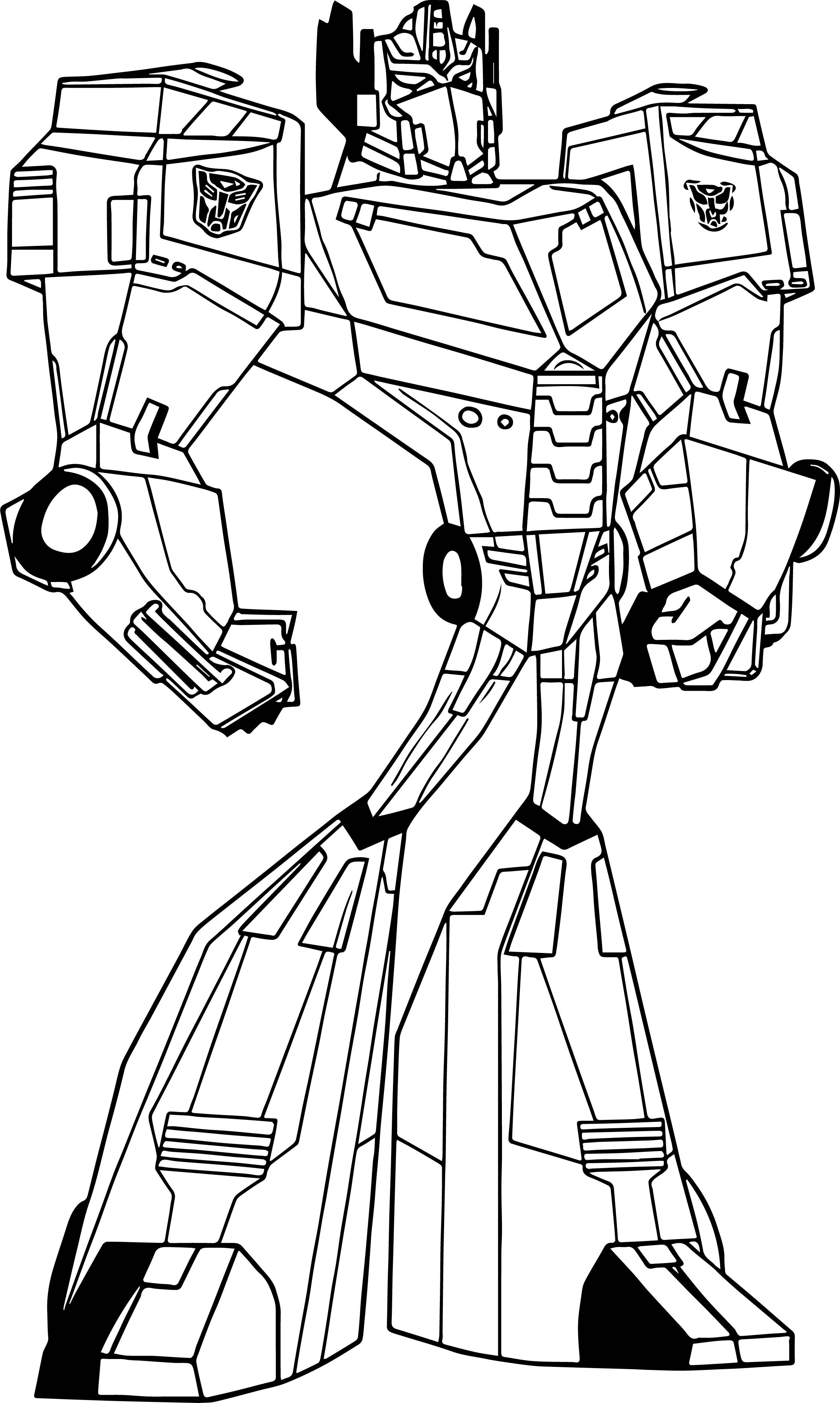 Transformers Coloring Pages Free Printable 25