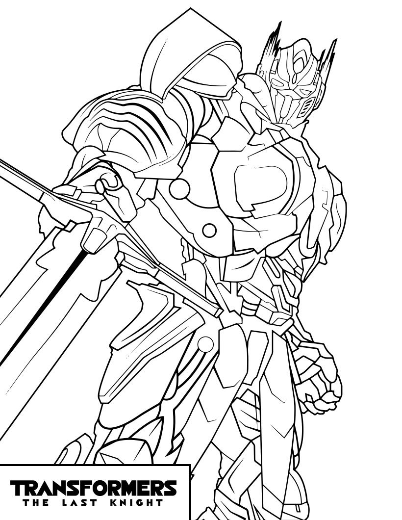 Transformers Coloring Pages Free Printable 26