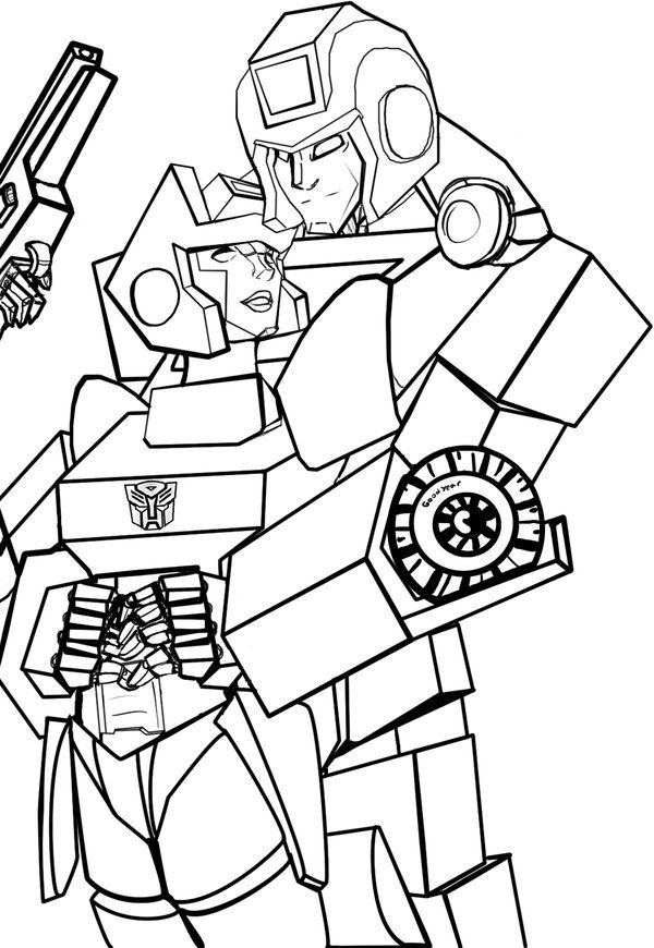 Transformers Coloring Pages Free Printable 27