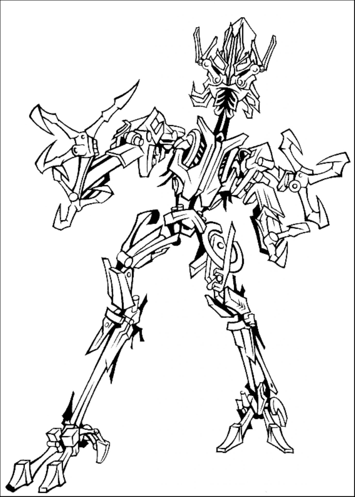 Transformers Coloring Pages Free Printable 3